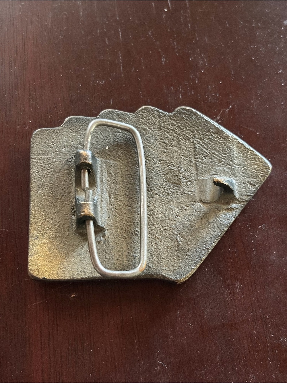 Las Vegas Royal Flush Solid Brass Belt Buckle - Picture 2 of 2